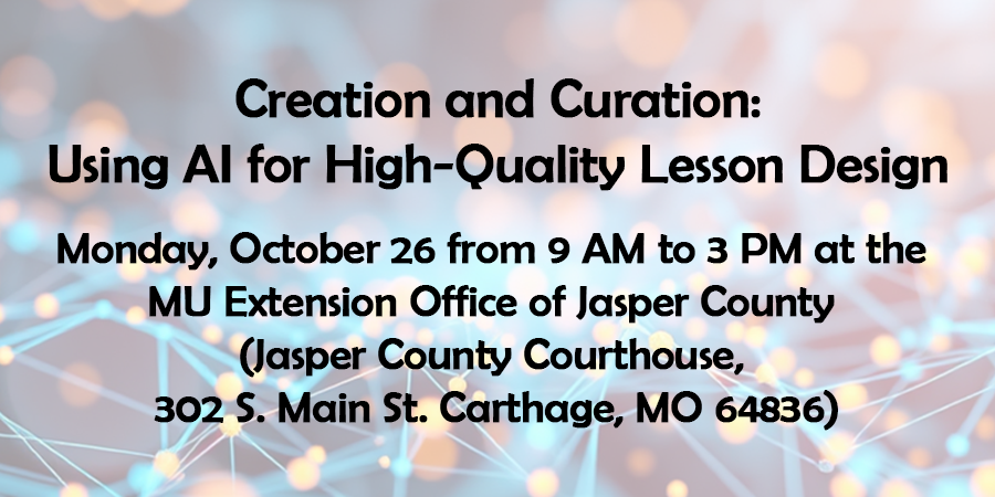 Creation and Curation - October 26